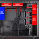After trying literally every possible combination of fan configuration and airflow arrangement, this is the one that works best. It still isn’t great, but that could be for a lot of reasons.